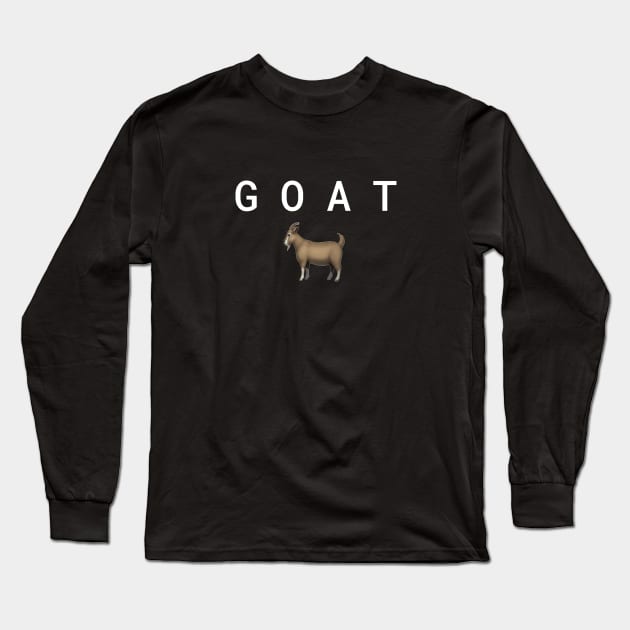 GOAT Long Sleeve T-Shirt by BodinStreet